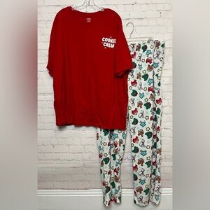 Men's Cookie Crew Matching Holiday Pajama Set